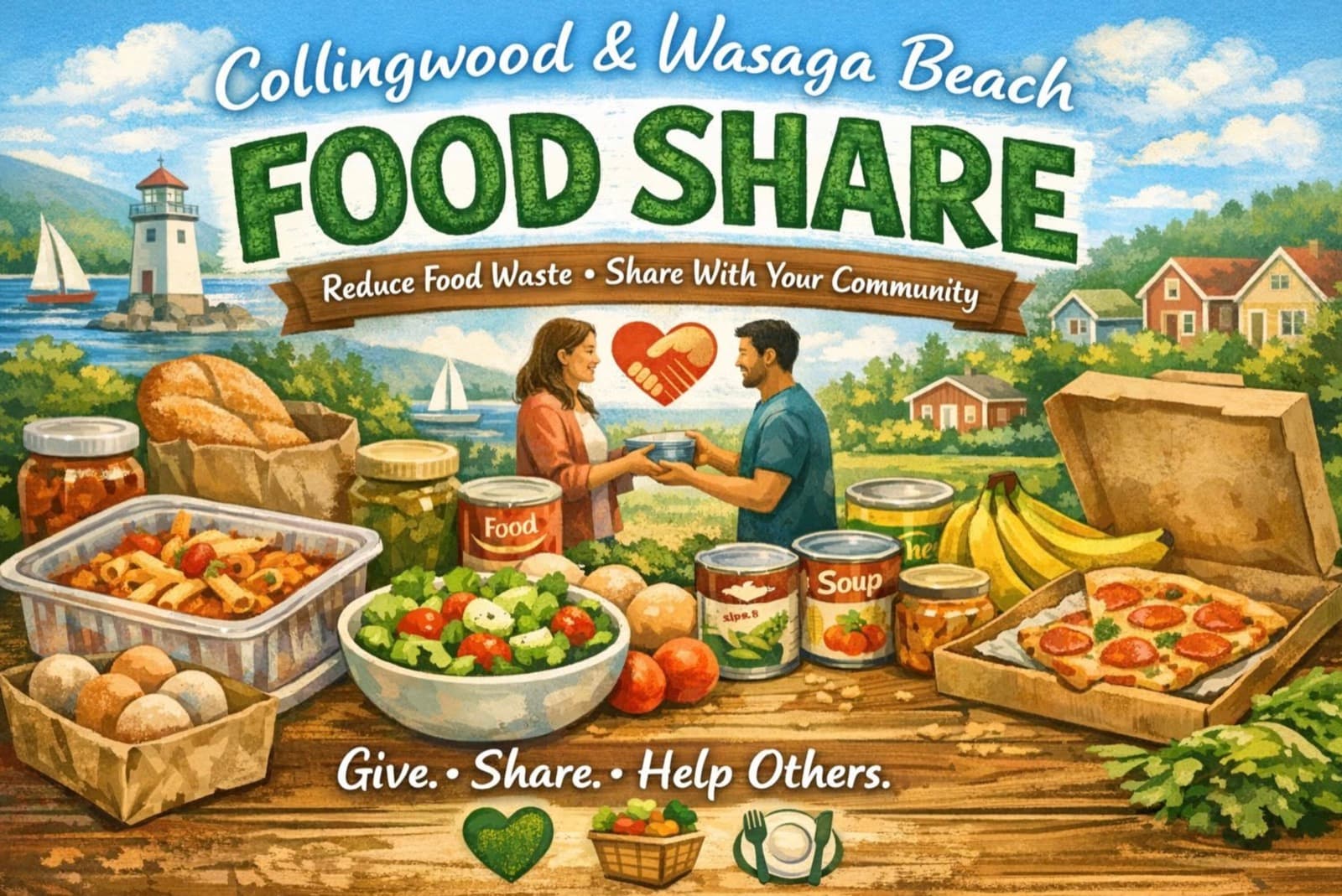 Collingwood & Wasaga Beach Food Share — reduce food waste, share with your community